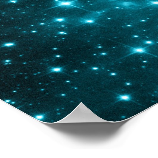 Poster Aqua Stars (Coin)