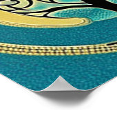Poster Aqua Tree of Life (Coin)