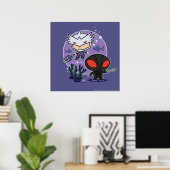 Poster Aquaman | Chibi Orm & Black Manta Graphisme sous-m (Bureau à domicile)