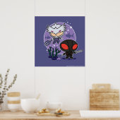Poster Aquaman | Chibi Orm & Black Manta Graphisme sous-m (Cuisine)