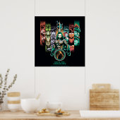 Poster Aquaman | Graphique d'Atlanteans "Unite The Kingdo (Cuisine)