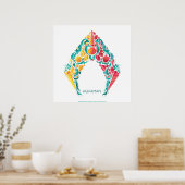 Poster Aquaman | Logo Aquaman & Mera sur le thème du coqu (Cuisine)