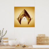 Poster Aquaman | Logo Golden Aquaman (Cuisine)