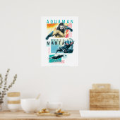 Poster Aquaman | Modernist Aquaman & Black Manta Graphic (Cuisine)