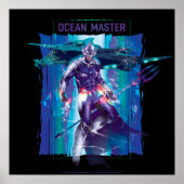 Poster Aquaman | Ocean Master King Orm Refractionné Graph (Devant)