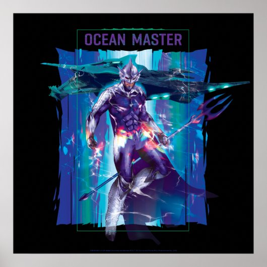 Poster Aquaman | Ocean Master King Orm Refractionné Graph (Devant)