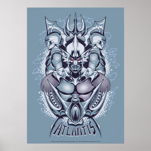Poster Aquaman | Orme Roi d'Atlantis Graphic (Devant)
