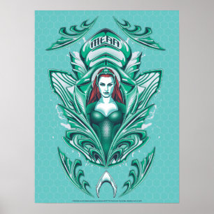 Poster Aquaman Ornate Mera Graphic