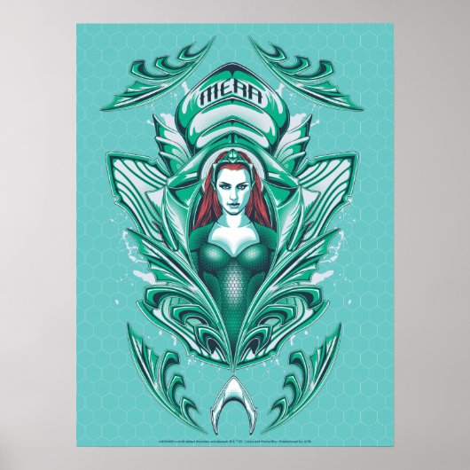 Poster Aquaman | Ornate Mera Graphic (Devant)
