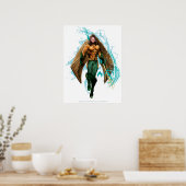 Poster Aquaman | Prince Orin Avec Logo Aquaman (Cuisine)