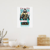 Poster Aquaman | "Sauveur Des Mers" Graphique Moderniste (Cuisine)