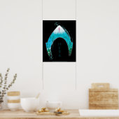 Poster Aquaman | Voir par Mera Symbole Ocean Graphic (Cuisine)