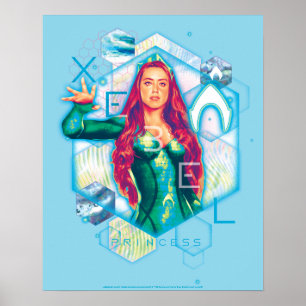 Poster Aquaman   Xebel Princess Mera Hexagonal