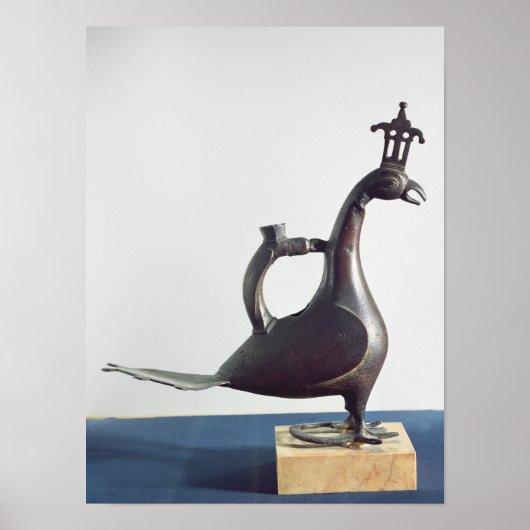 Poster Aquamanile sous forme de paon (Devant)