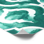 Poster Aquamarine Motif IV (Coin)