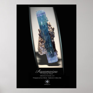 POSTER AQUAMARINE MUSCOVITE