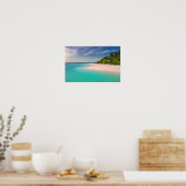 Poster Aquamarine Ocean Tropical Beach Scenic (Cuisine)