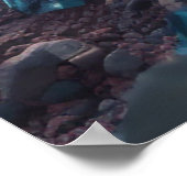 Poster Aquamarine Ore Macro - Serene Pegmatite Pri (Coin)