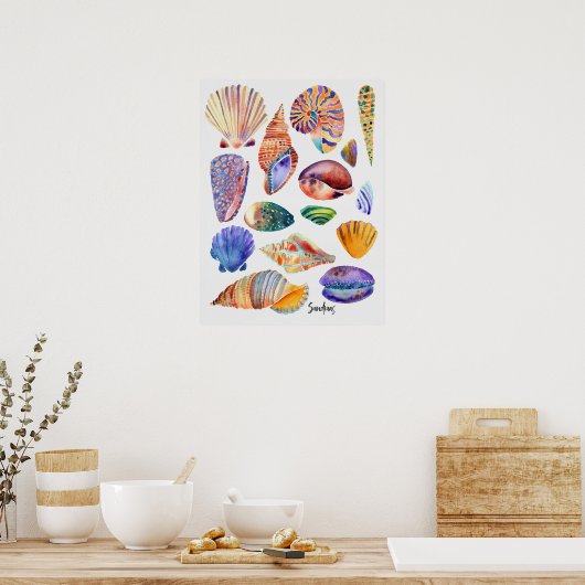Poster Aquarelle (Cuisine)