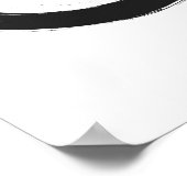 Poster Aquarelle à cercle zen (Coin)