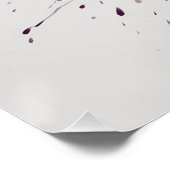 Poster *~* Aquarelle à papillon gras AP52 (Coin)