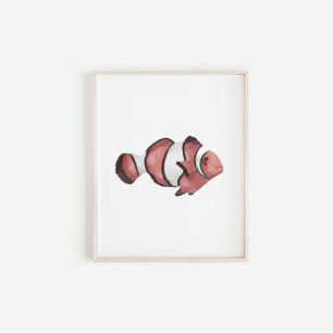 Poster Aquarelle à queue jaunâtre