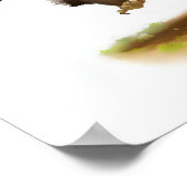 Poster Aquarelle à rendu 3D Image d'un condor (Coin)