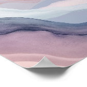 Poster Aquarelle Abstraite (Coin)