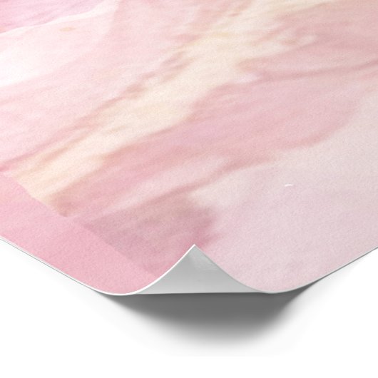 Poster Aquarelle Abstraite (Coin)