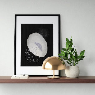 Poster Aquarelle Abstraite géométrique, Abstraite, minima