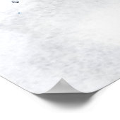 Poster Aquarelle Abstraite sur papier. Texture artistique (Coin)