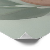 Poster Aquarelle adorable Otter Boho (Coin)