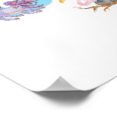 Poster Aquarelle Alphabet Animaux (Coin)