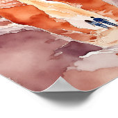 Poster Aquarelle Antelope Canyon (Coin)