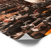 Poster Aquarelle argentine Buenos Aires (Coin)