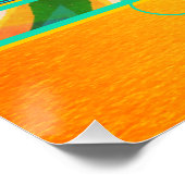 Poster Aquarelle Art Dream Citation Affirmation positive (Coin)