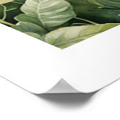 Poster Aquarelle Baby Giraffe (Coin)