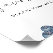 Poster Aquarelle baie - faveurs s'il vous plaît prendre u (Coin)