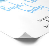 Poster Aquarelle baleine - Livres pour bébé (Coin)