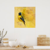 Poster Aquarelle Baltimore Oriole (Cuisine)