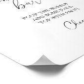 Poster Aquarelle - barre mousseuse (Coin)