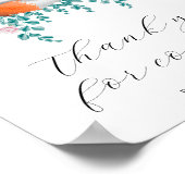 Poster Aquarelle bébé renard - Merci pour la prochaine af (Coin)