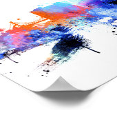 Poster Aquarelle Berlin Skyline Print (Coin)