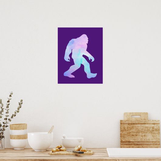 Poster Aquarelle Bigfoot (Cuisine)