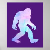 Poster Aquarelle Bigfoot (Devant)
