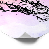 Poster Aquarelle Boho Forest Elephant (Coin)