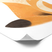 Poster Aquarelle Bois Famille Fox Décor Chambre (Coin)