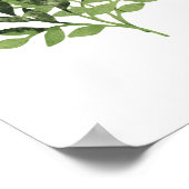 Poster Aquarelle Botanique (Coin)