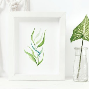 Poster Aquarelle botanique minimale Décor Plante