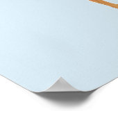 Poster Aquarelle botanique Plante de coton (Coin)